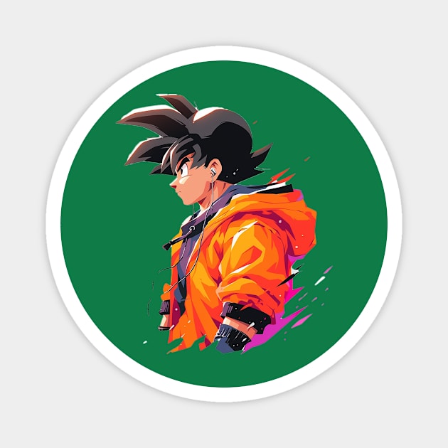 goku Magnet by pokermoment